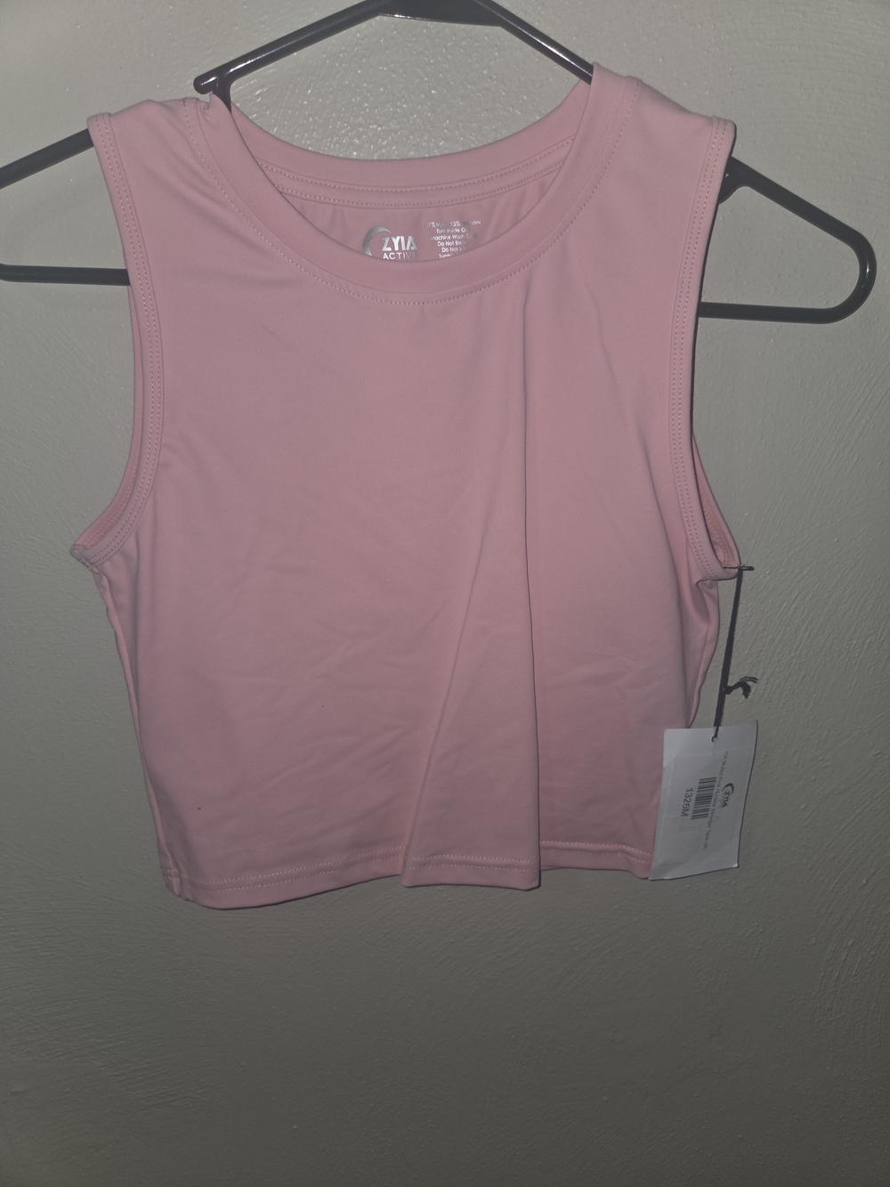 ZYIA Pink Crop Tank Top